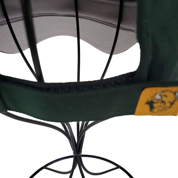 North Dakota State University Bison Baseball Cap Captivating Headgear O/S Green - Picture 6 of 10